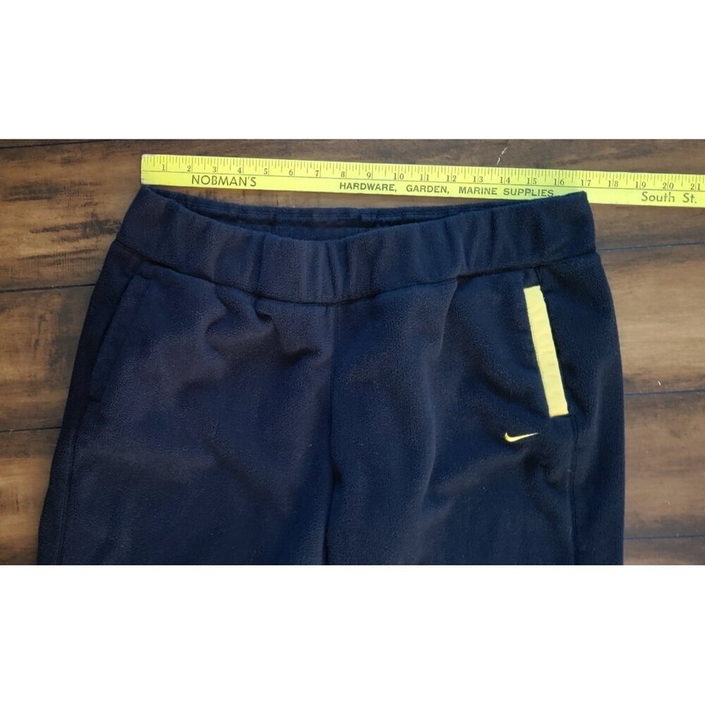 Nike Sportswear FitTherma Fleece Jogger Sweatpants XL Black Yellow  Soft Warm - Picture 3 of 9